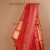 Hand crafted Pure Kanjivaram Silk zari woven saree