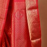 Hand crafted Pure Kanjivaram Silk zari woven saree