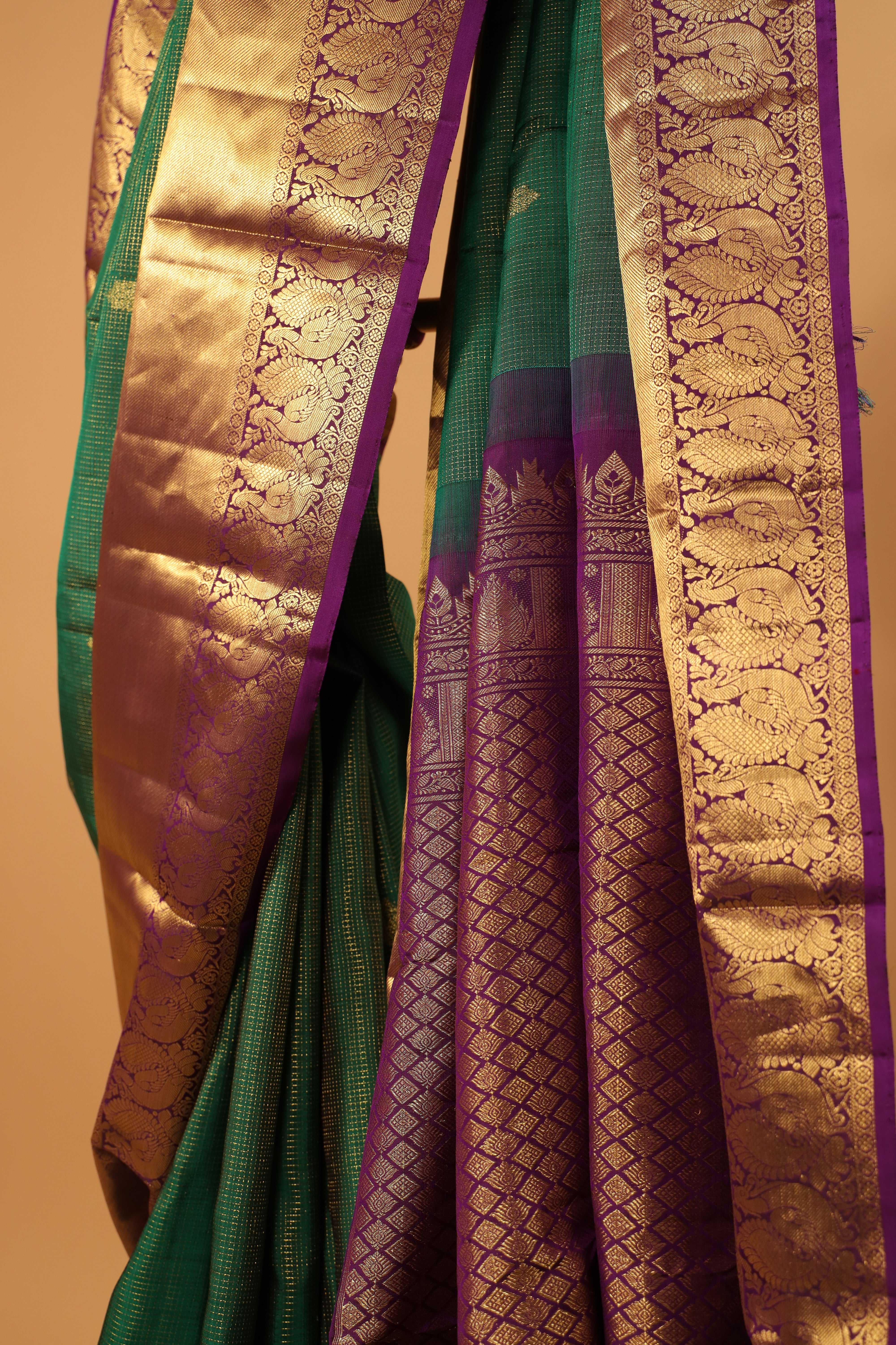 Pure Kanjivaram Silk hand woven saree