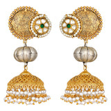 Designer  Gold Polish Brass with Kundan Polki