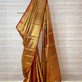 Pure Kanjivaram Tissue Pure Silk Gold zari saree