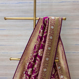 Banarasi Handloom pure katan Silk Kadwa saree