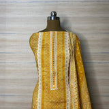 Summer cool Mustard designer suit dupatta