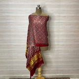 Designer Gajji Satin Ajrak Dupatta