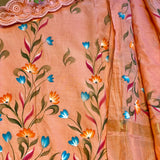 Hand-Painted Maheshwari Suit with Brushed Dupatta