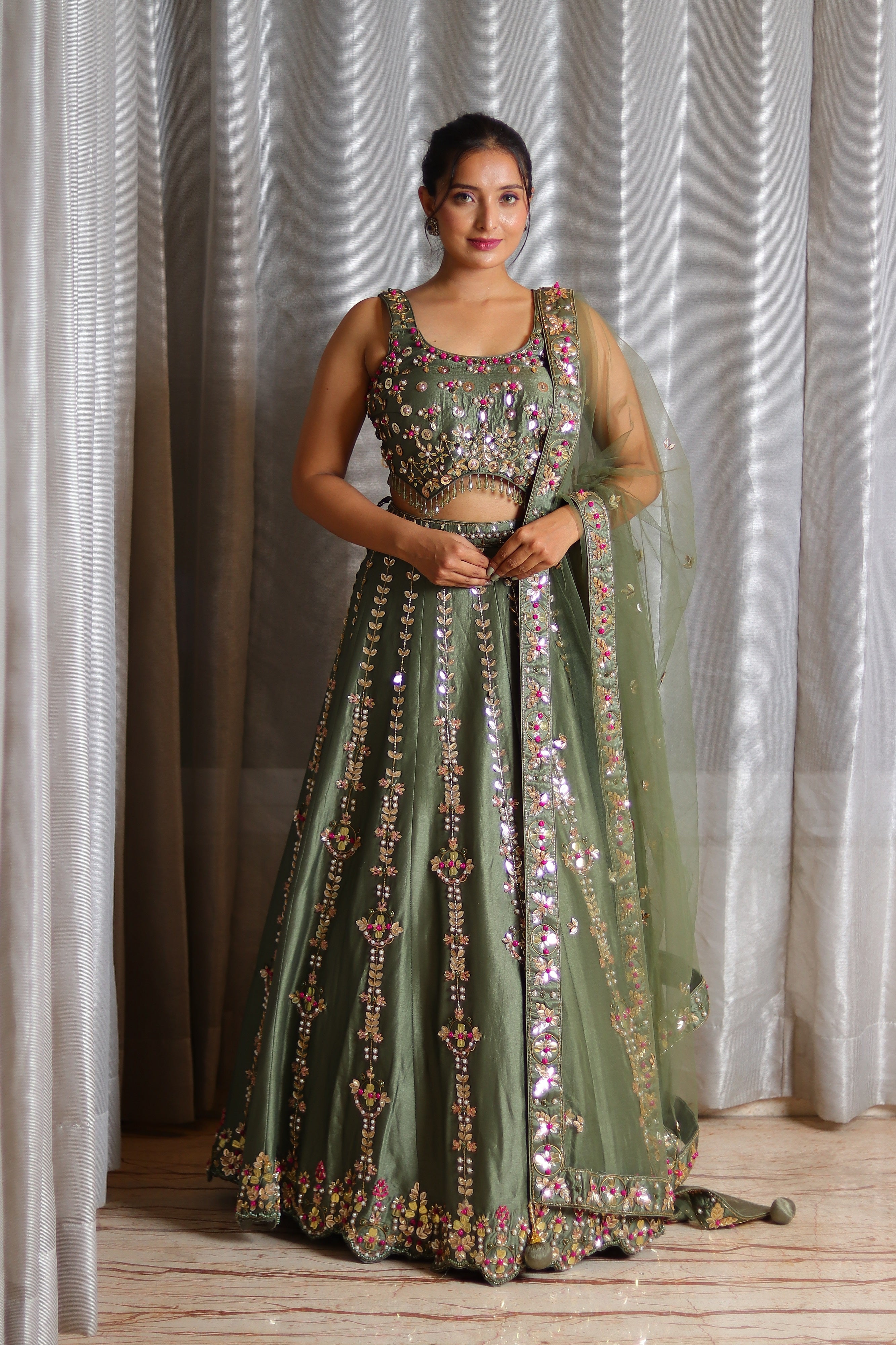 Designer Silk Lehenga