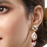 Gold Plated Kundan Earrings