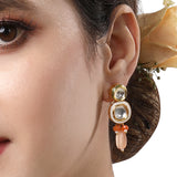 Gold Plated Kundan Earrings