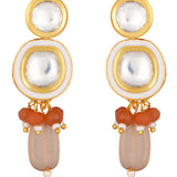 Gold Plated Kundan Earrings