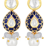 Gold Plated Kundan Earrings