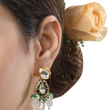 Gold Plated Kundan Earrings