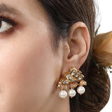 Gold Plated Kundan Earrings