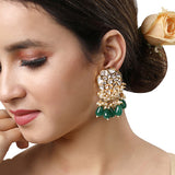 Gold Plated Kundan Earrings