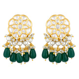 Gold Plated Kundan Earrings