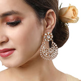 Gold Plated Kundan Earrings