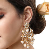 Gold Plated Kundan Earrings