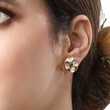 Gold Plated Kundan Earrings