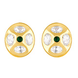 Gold Plated Kundan Earrings