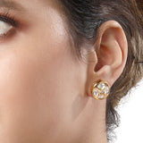 Gold Plated Kundan Earrings