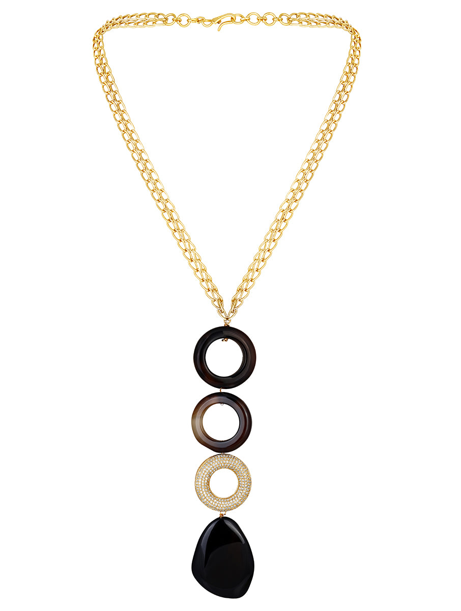 Black Gold Plated Handcrafted Necklace