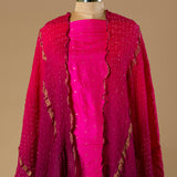 Add Glamour to Your Ethnic Wardrobe with our Hot Pink Silk Suit